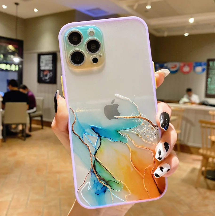 2022 Marble phone case for IPhone13Pro Chinese Ink Painting Phone Case for iphone 12pro xs max
