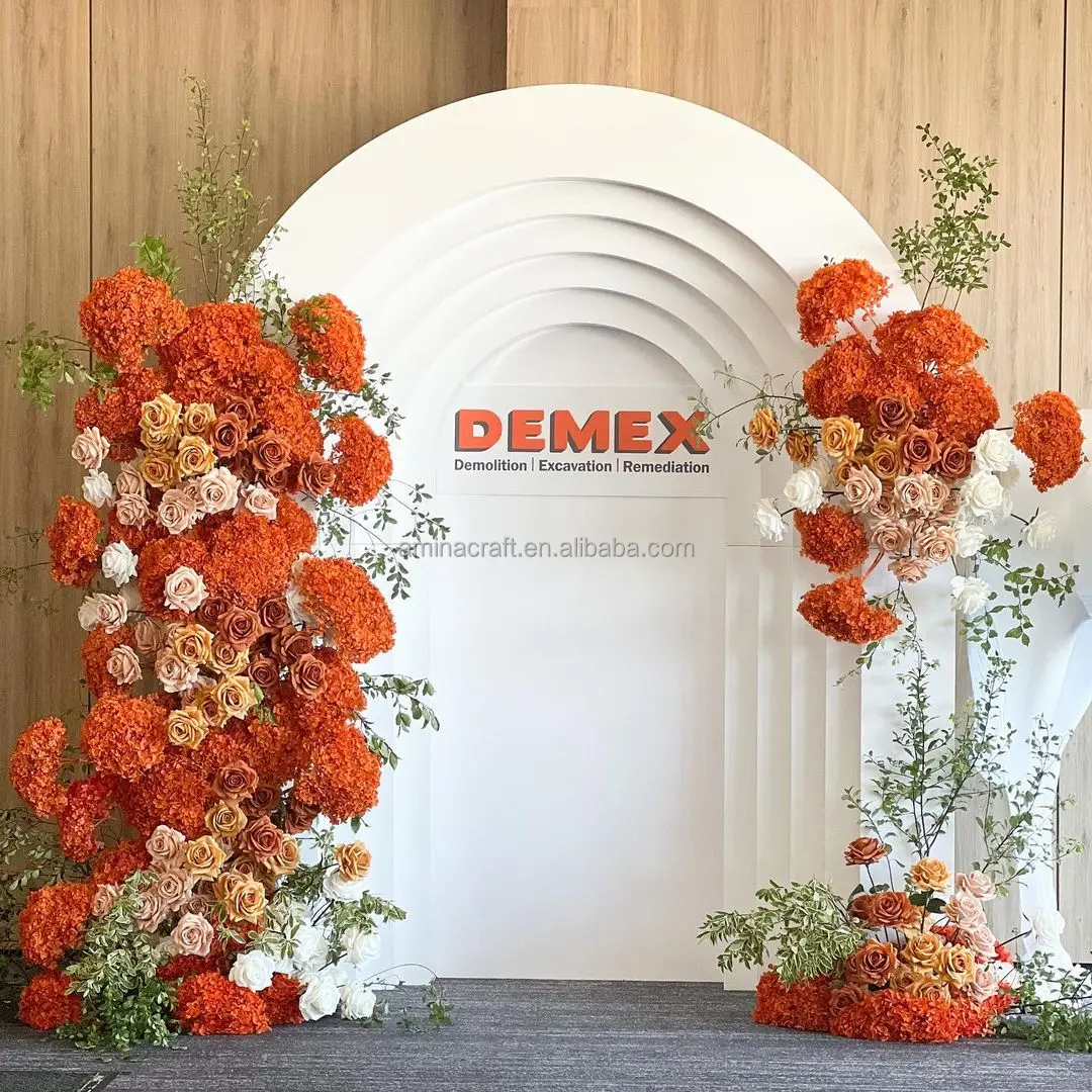 Amina Craft Wedding Event Stage Decor Backdrop Acrylic Backdrop Supplier Wholesale Wedding Event Arch For wedding decoration