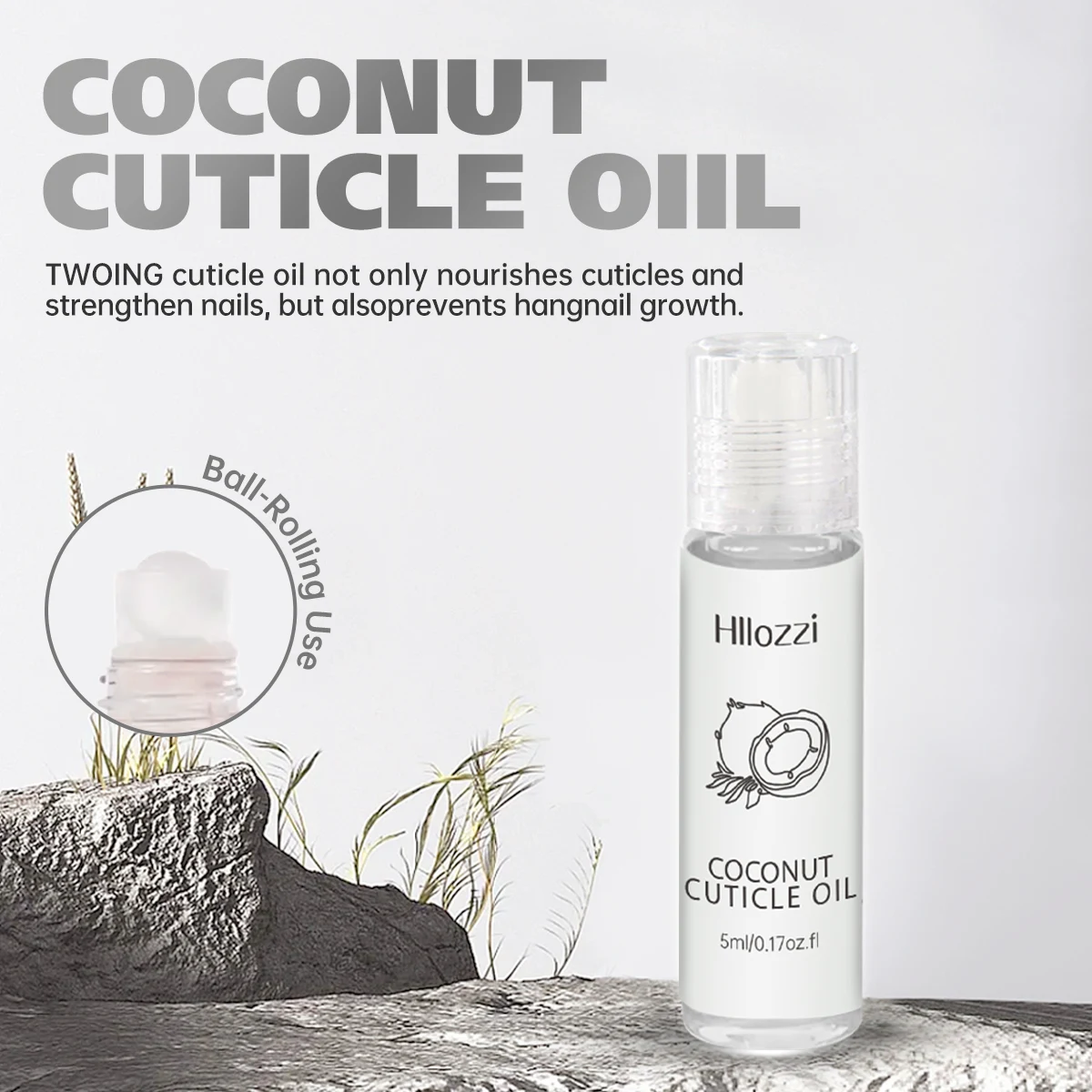 Hllozzi Custom Private Label Beauty Personal Care Nail Cuticle Nourishment Revitalizer Oil Nail coconut cuticle oil