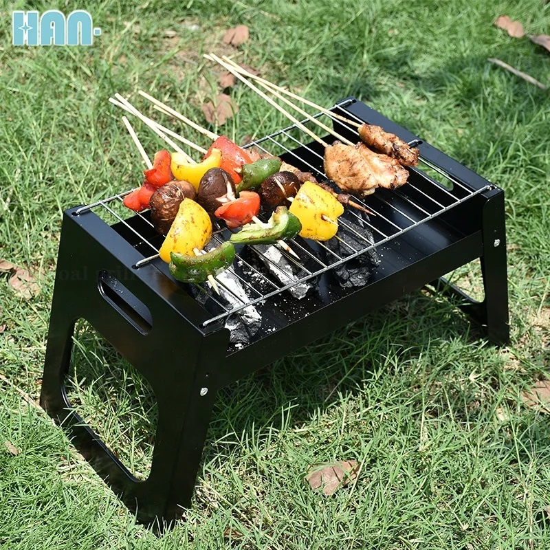 Korean Steel Restaurant Kitchen Hotel Customized Everyday Chrome Plated Charcoal Grill Holder Charcoal Grill Hibachi