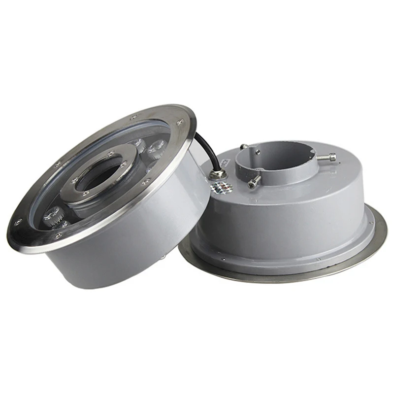 Уличный фонтан с подсветкой, 3 в 1, 4 кабеля, RGB, 12 В, 24 В, водонепроницаемость IP68, 6 Вт, 12 Вт, 18 Вт