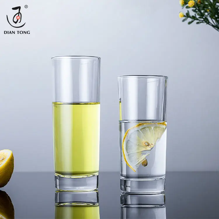 DianTong hot sale custom logo restaurant glass water drinking glasses