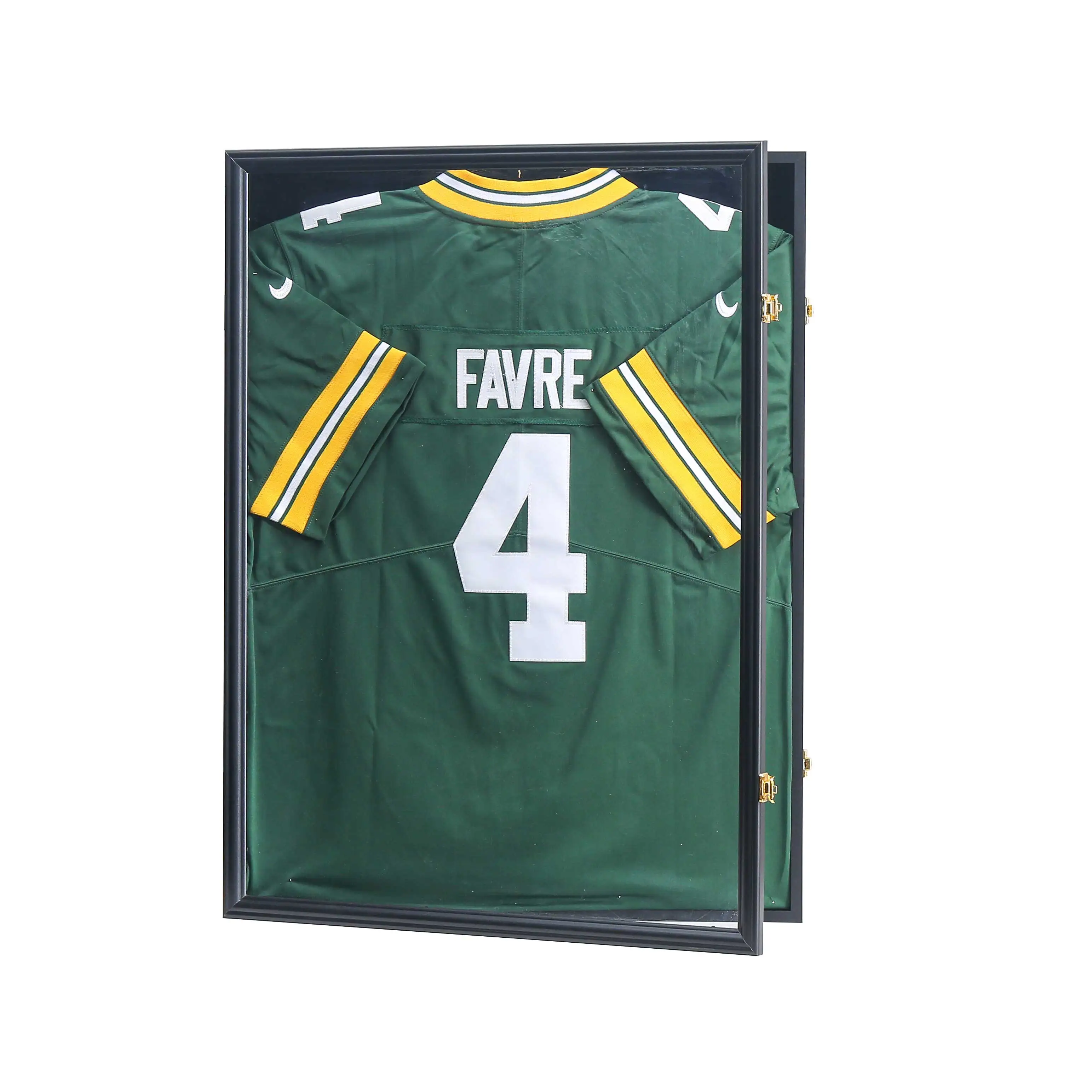 Jersey Frame New Classic Custom Wood Jersey Frame Display Case Lockable Acrylic 98% UV-Anti Jersey Display Frame