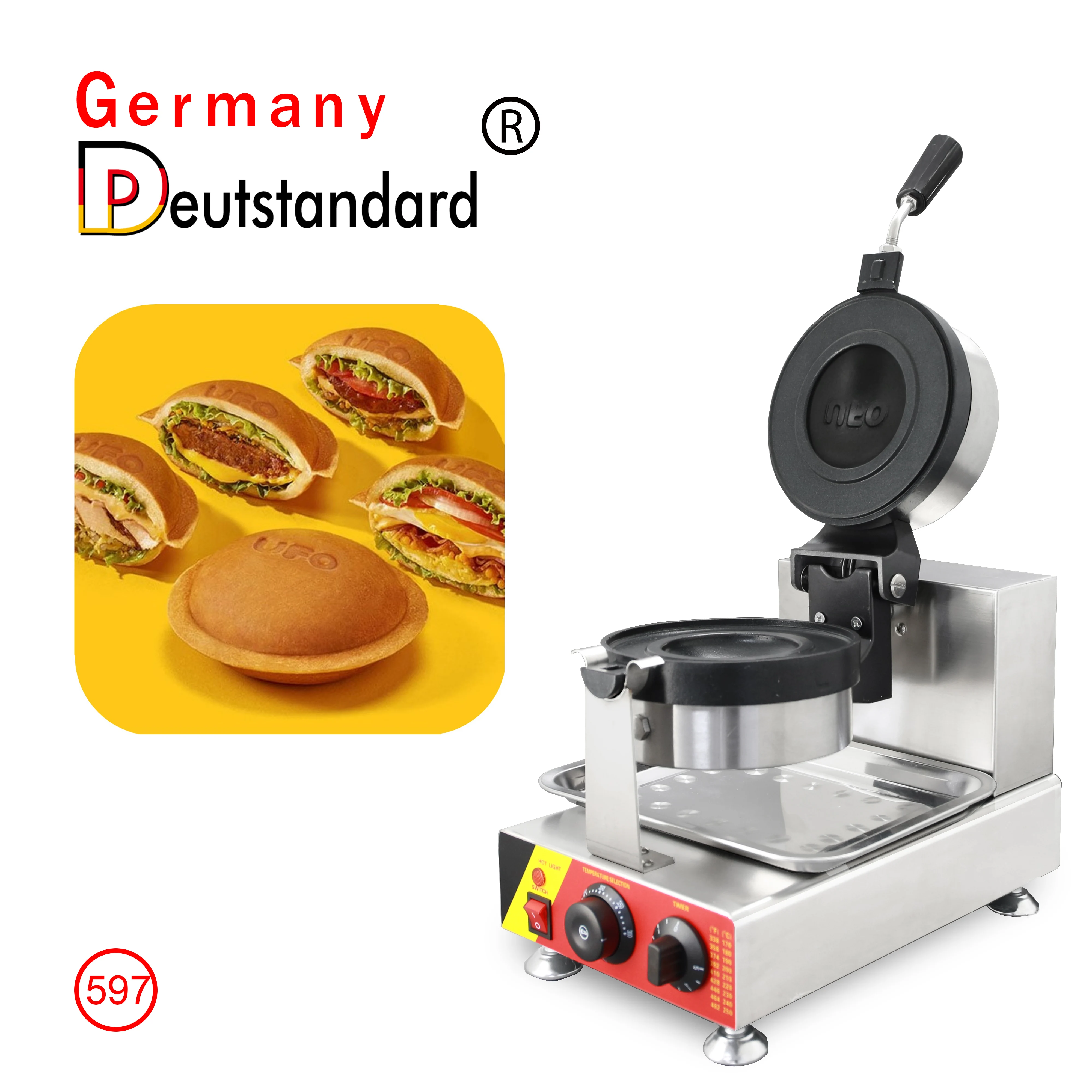 Factory price UFO Burger Maker Machine with CE