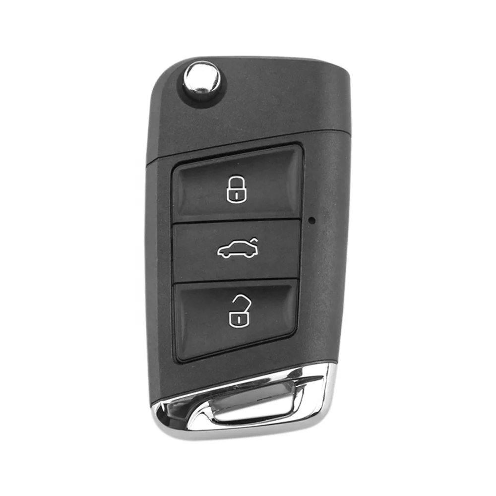3 Button Remote Car Key 433Mhz ID48 Chip MQB System for Volkswagen VW Golf MK7 Skoda Octavia A7 P/N:5G0 959 753 BC HAA blade