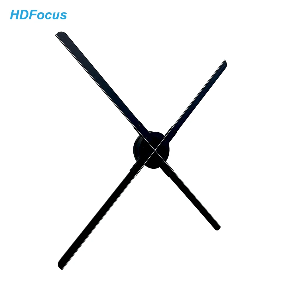 80cm 3D Hologram Projector Fan Wifi Advertising Display Logo Light APP or PC or remote Control Holographic 3d fan Projector