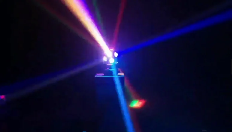 MITUSHOW 12 шт. 25 Вт rgbw 4 в 1 светодиодный луч футбольный движущийся головной свет светодиодный диско-шар освещение