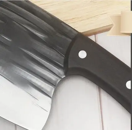 Amazon hot hand made high carbon steel 5cr15Mov 7 inch chef knife set butcher knife cleaver knife for kitchen and outdoor