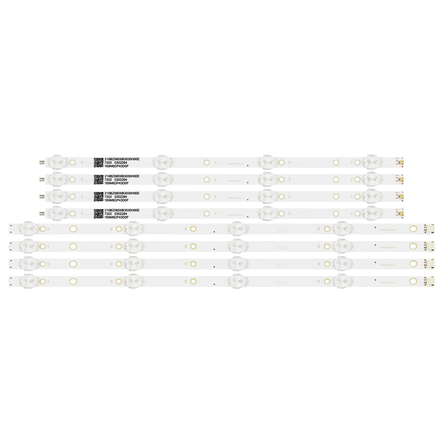XS 1290 4pcs LED Strips For PHILIPS 43PUS6162/12 43PUS6412 LBM430M0801 BW 3 43PUS6703