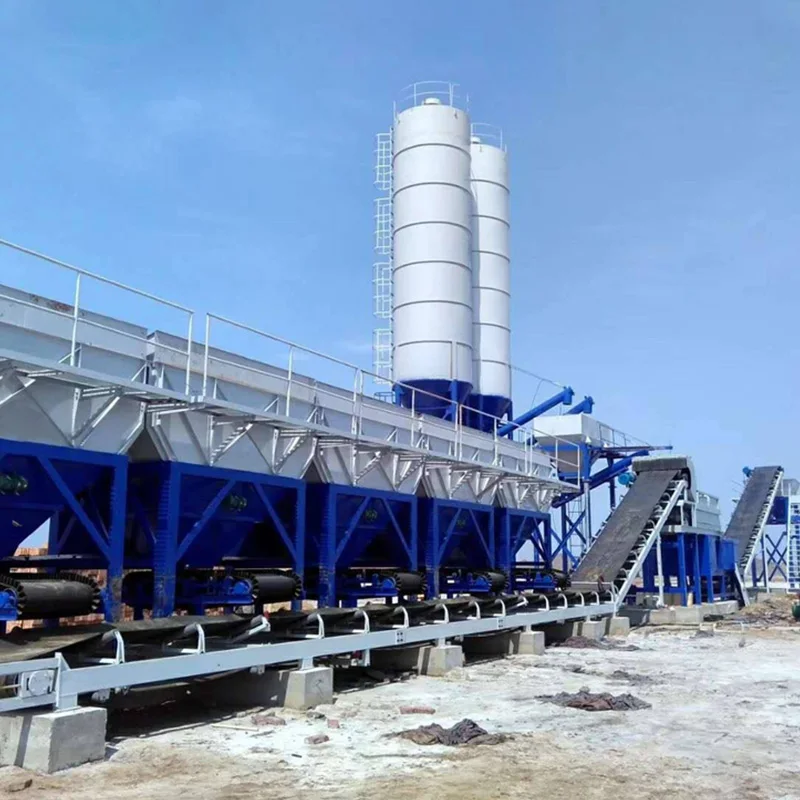 HZS75 Factory supply 75m3/h concrete batching plant concrete plant for sale
