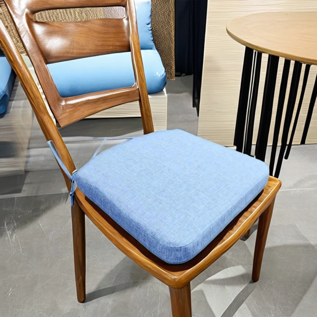 Modern Chiavari Chair Cushion Visco Memory Foam Seat Cushion for Home Use Washable Hikingchair Seat Pad