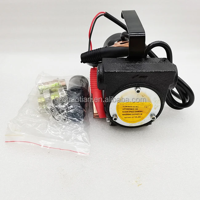 Высококачественный экскаваторный запасные части 12V 24V дизельный насос для перекачки топлива DC добавления жидкости