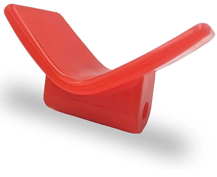 3 inch Boat Trailer V Bow Stop Poly Marine V Bow Stop fits 3 inch Bracket with 1/2 inch Shaft