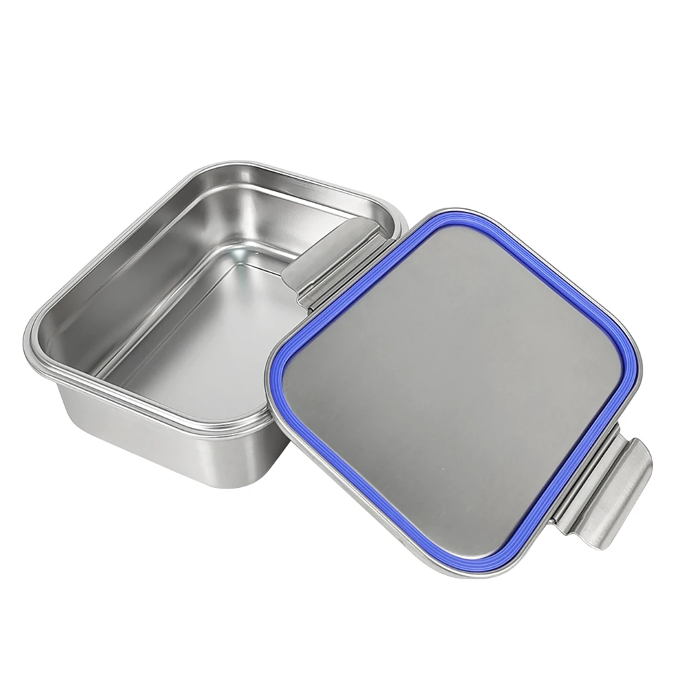 Lihong Stainless steel lunch box for school bento tiffin box containers double/four seal buckle 304 steel tiffin box for kids