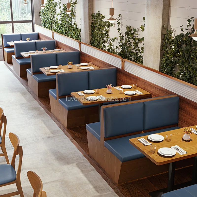 customize wooden restaurant booth leather sofa luxury american restaurant indoor booth seating sofa