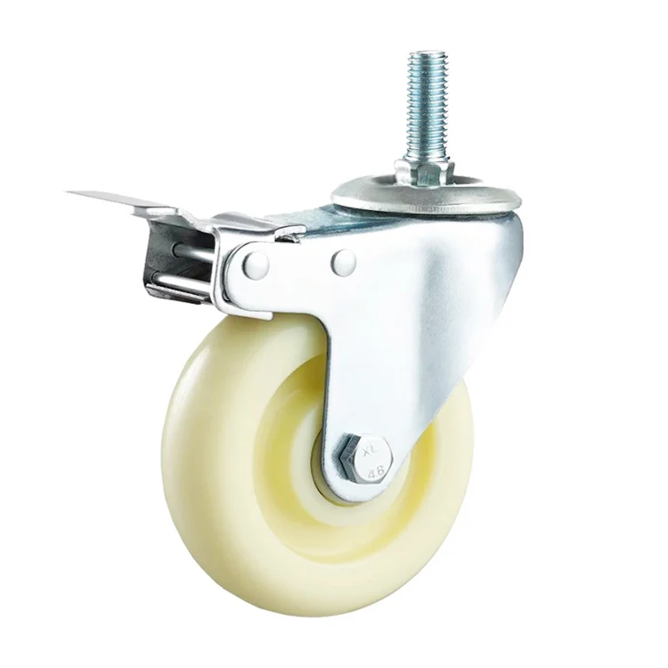 75x32 100x32 125x32 Nylon PP Caster Wheels Trolley