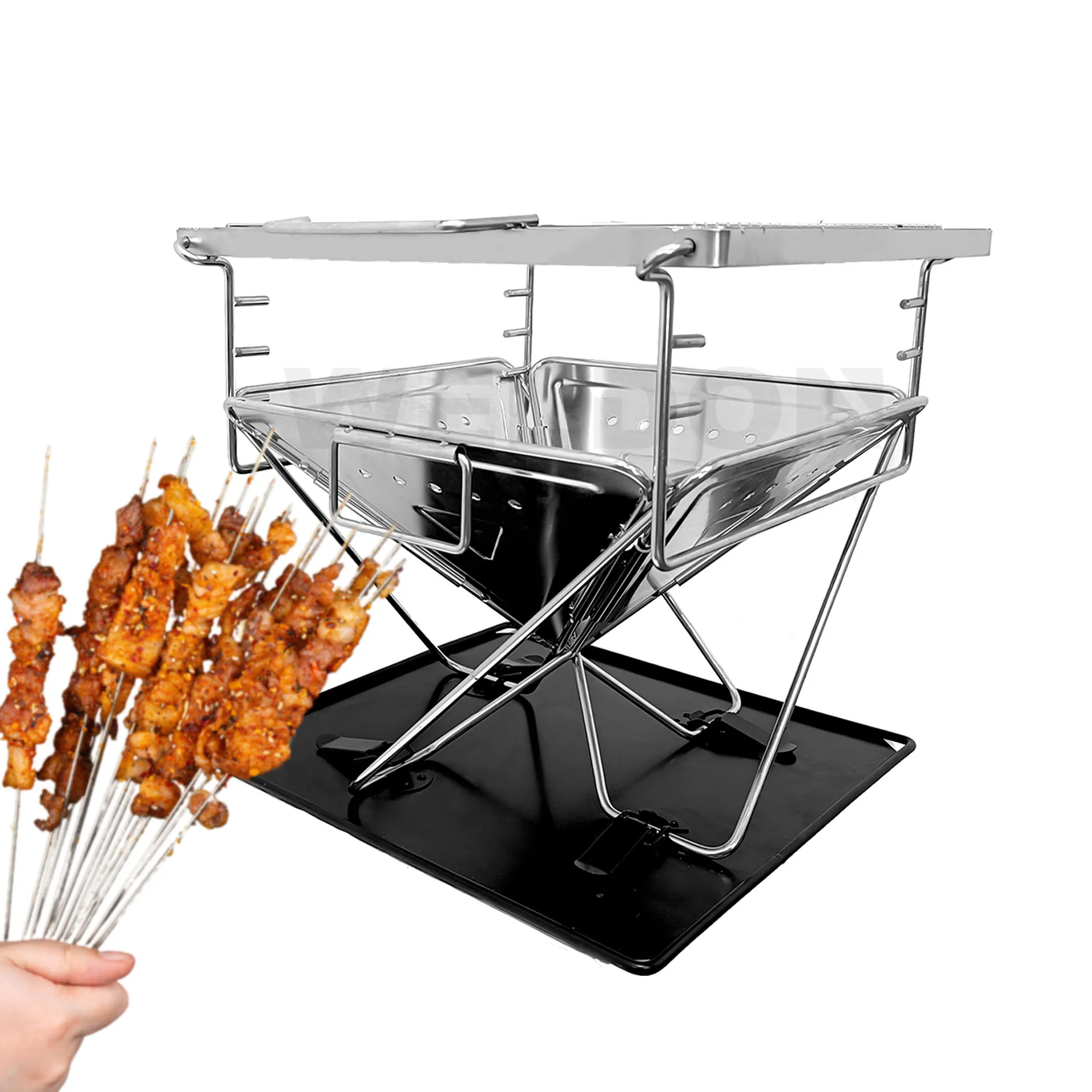 Camping Portable Bbq Barbeque Charcoal Grill  Camping Grill