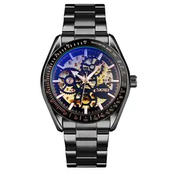 Мужские механические часы-скелетоны из нержавеющей стали SKMEI 9194