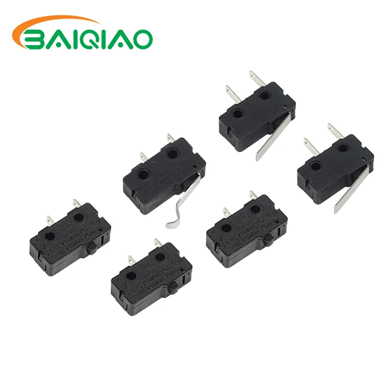 Customize Washing Machine Heat Powered Stove Desk Fan Parts T125 10A Limit Mini Micro Push Switch