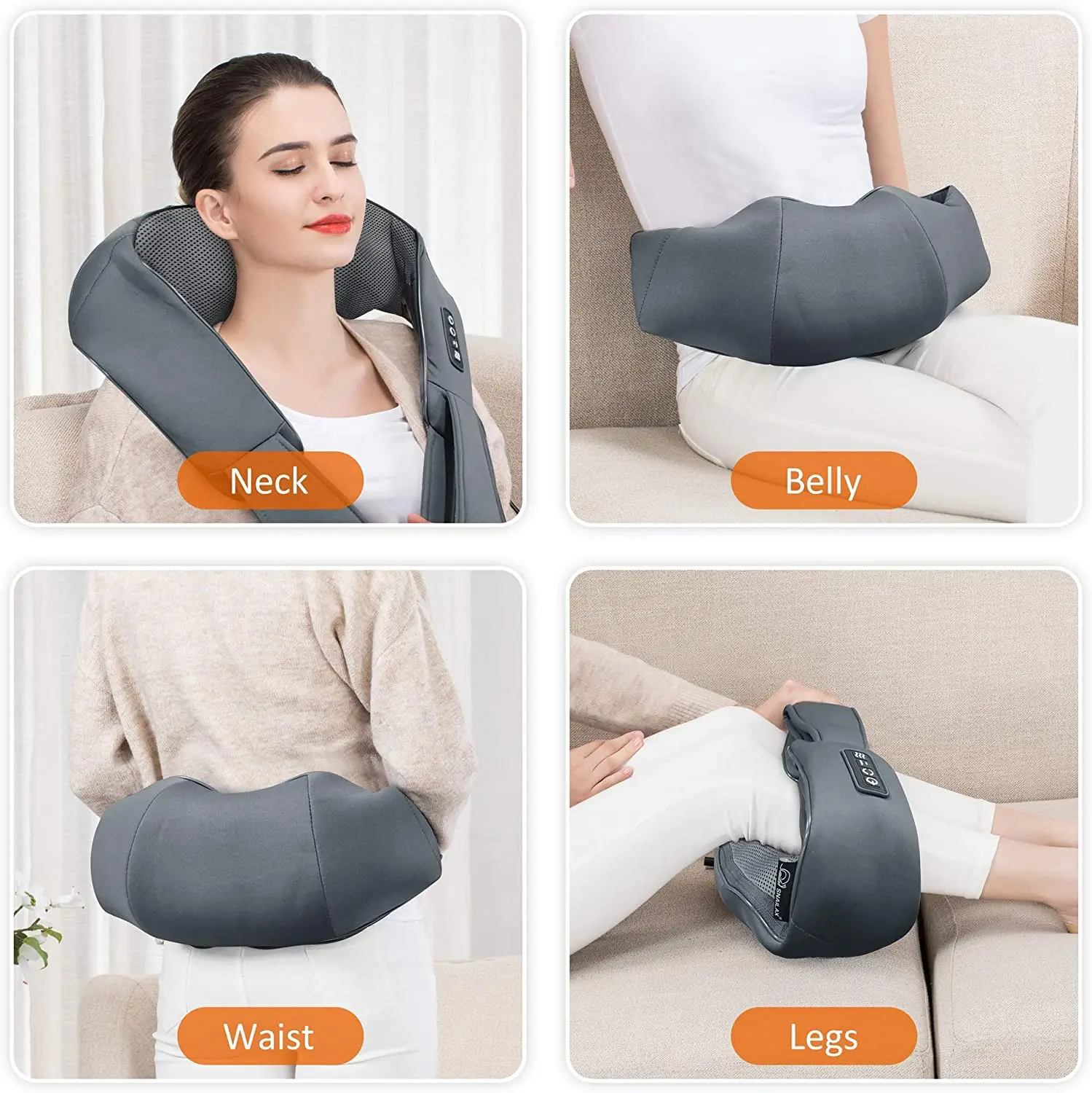 hyperic cervical shoulder blade massage pain relief relaxer with heating for shoulders elbows knee joints leg