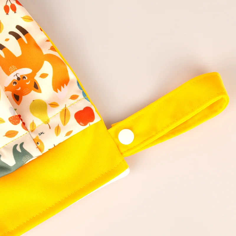 Babyshow 3 dimensional diaper storage travel Pul Waterproof Reusable Baby Cloth Mummy Wet Dry Bikini Bag for breast pump parts