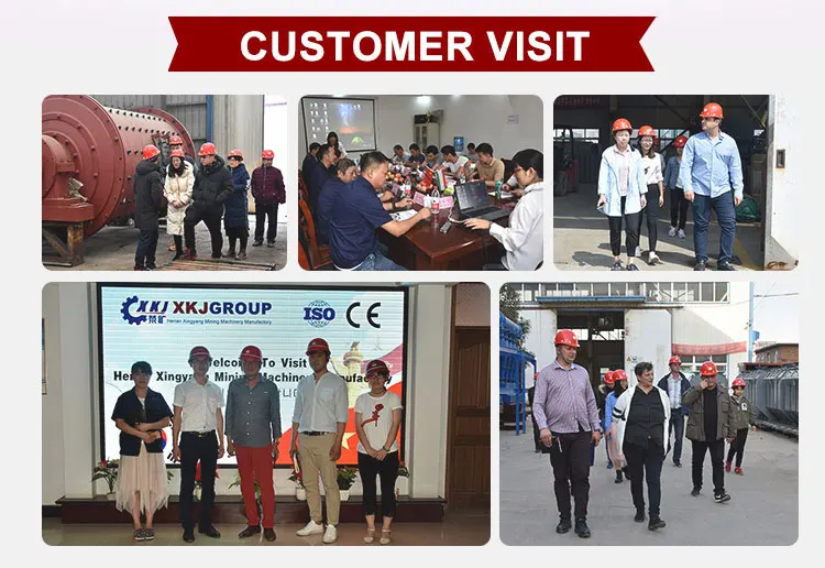 Mineral Production Line ball mill Customer visit