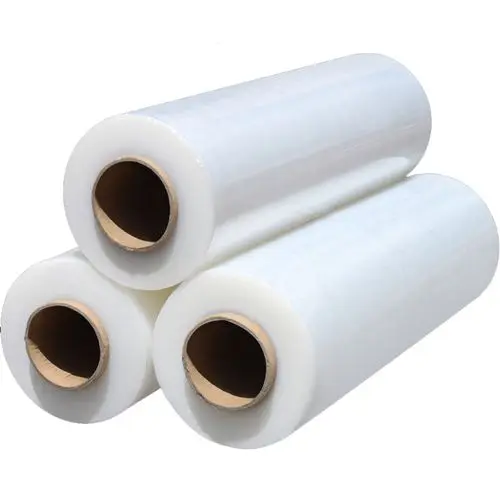 China Factory Transparent PE Stretch Film Plastic LLDPE Pallet Wrapped Stretch Film