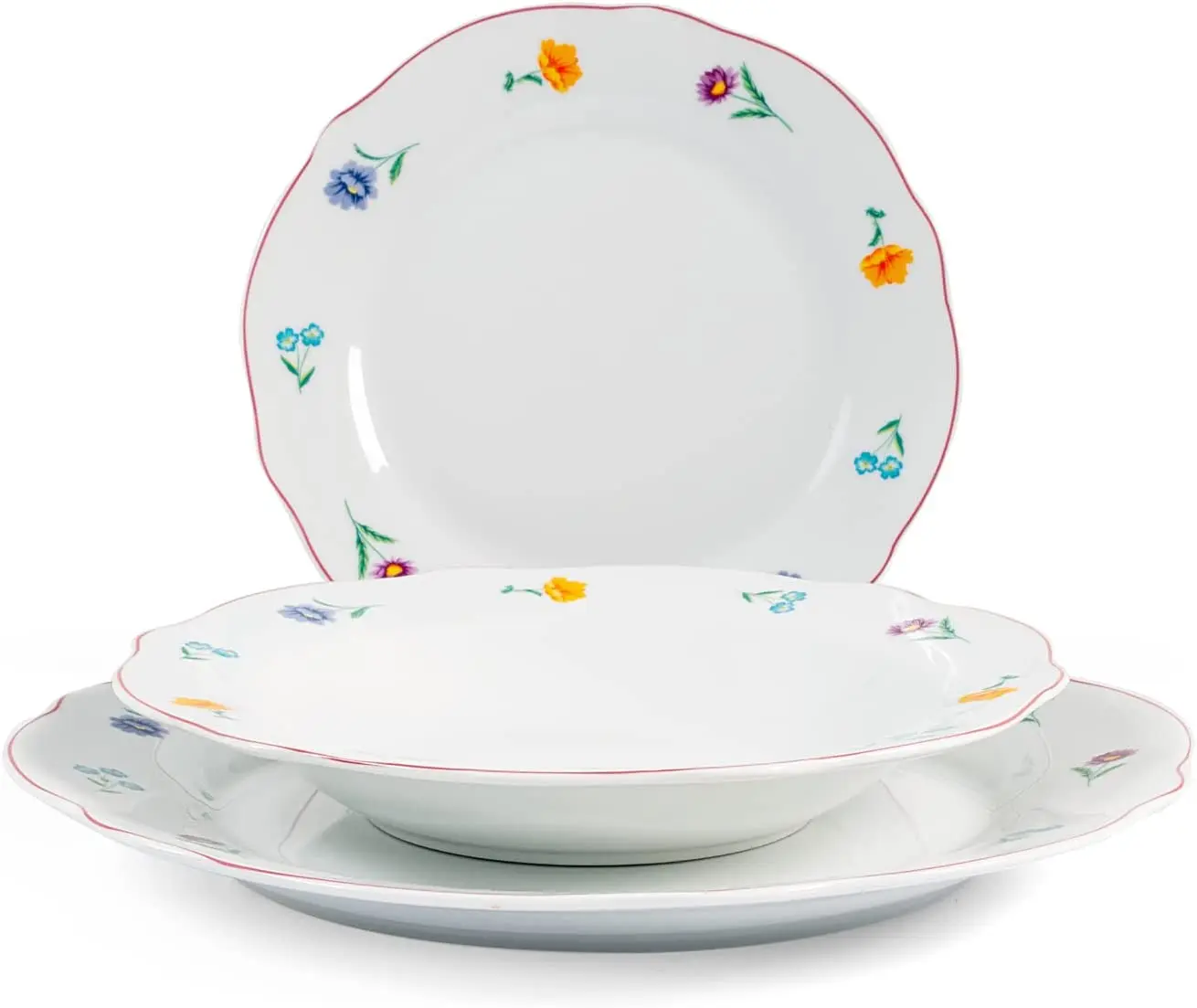 Luxury Royal Europe Style 18pcs dinner set porcelain /germany dinnerware sets /tableware set service for 6 people