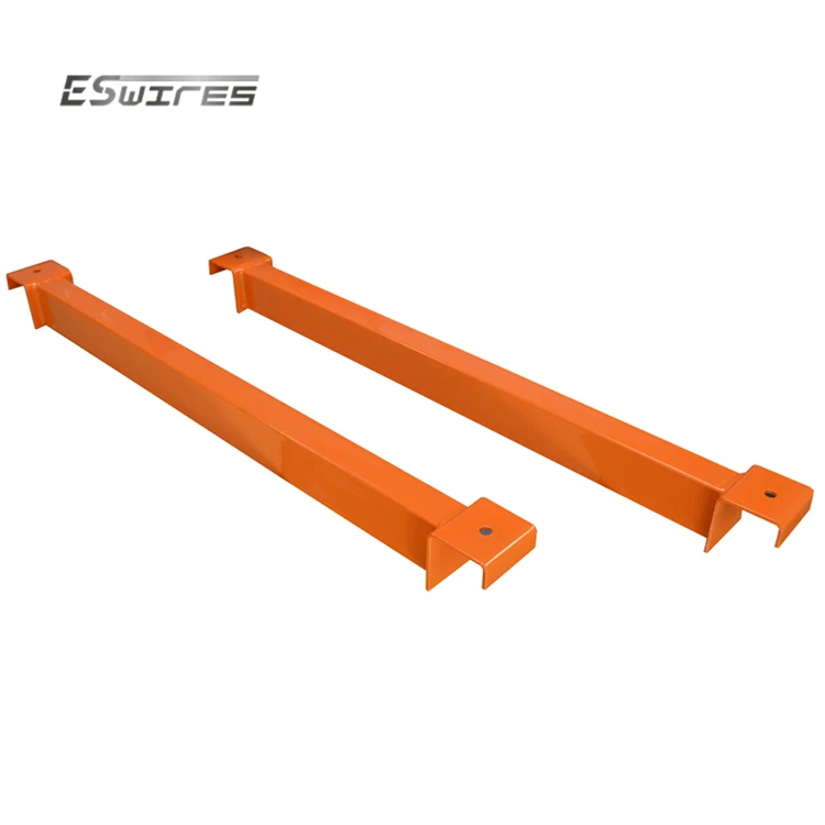 Customized industrial storage warehouse powder coated orange metal steel structural pallet support for racking
