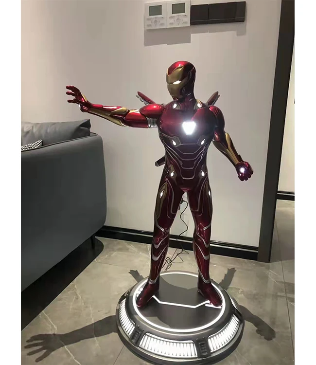 Высококачественная скульптура Marvel супергероя 1/2 mk50 mk46 железная статуя из смолы для украшения дома
