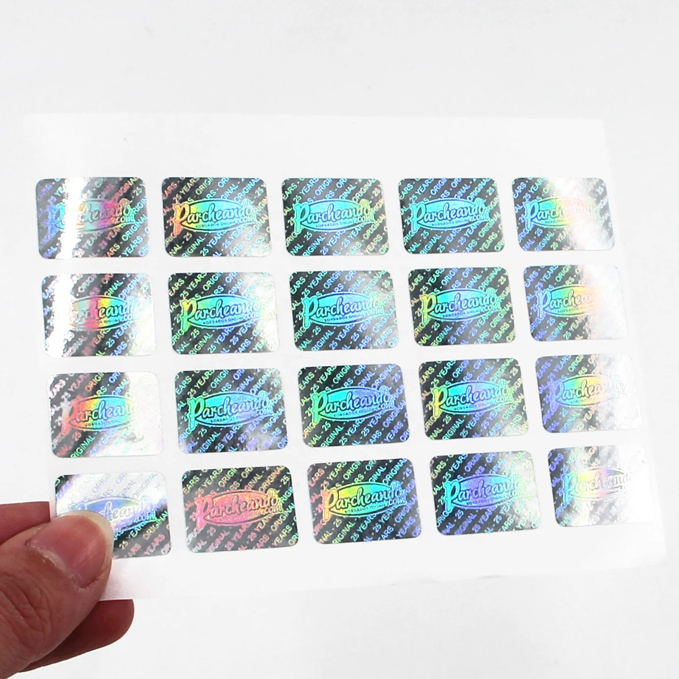 New Hologram Stickers for Package Custom Stickers Holographic Waterproof Stickers for Packaging Security