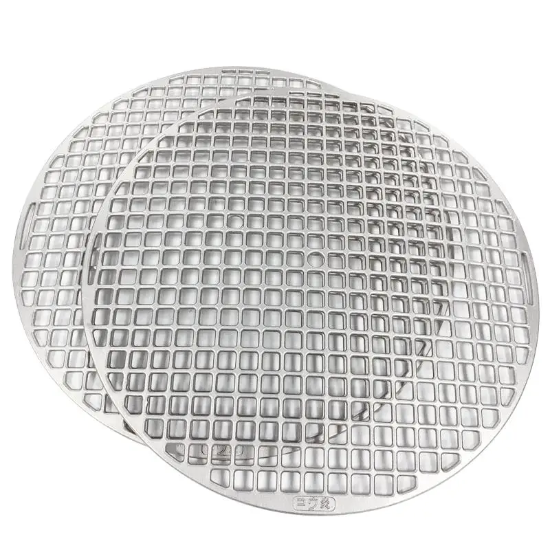 Japanese indoor household barbecue party smokeless fireproof desktop round Stainless steel electric bbq grill