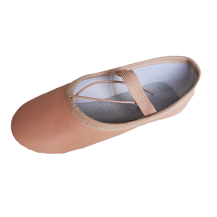 Hot selling Lace-up pigskin gymnastics dance ballet shoes