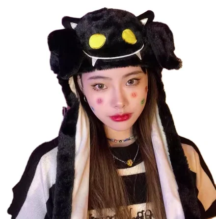 Spot Funny Halloween cartoon hats Halloween glow hats made with mobile ears