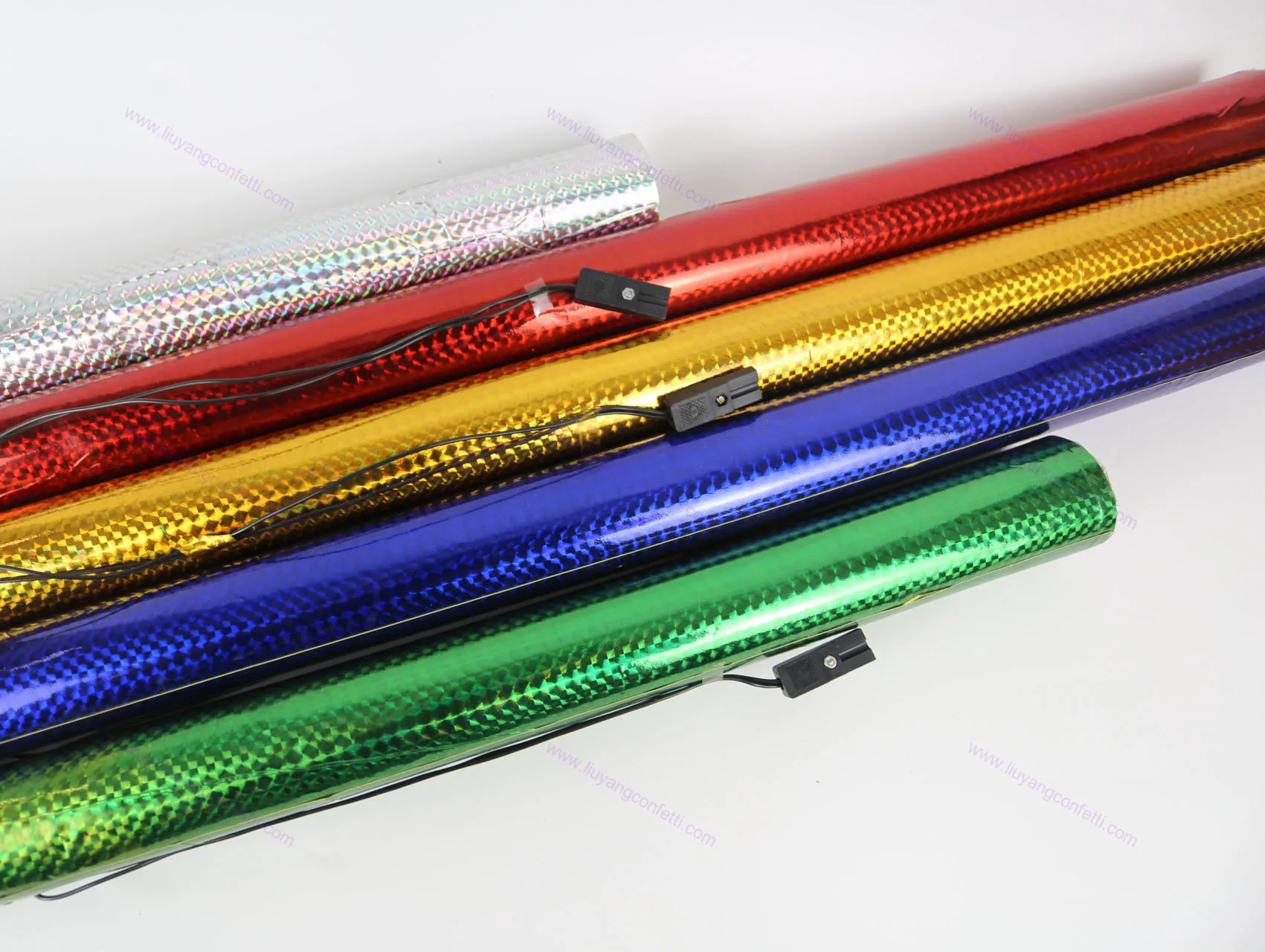 High Quality Factory 80cm Fireproof Paper Christmas streamer Wedding Electric Shooter Confetti Cannon Party Popper