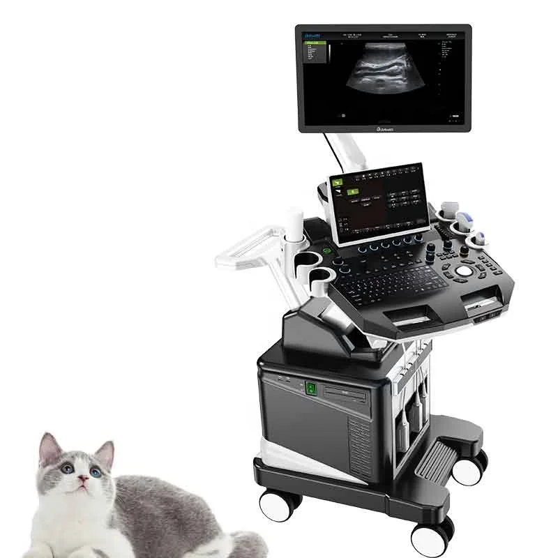 Dawei Veterinary High Quality  Animal Pet 3D 4D Portable Color Doppler Ultrasound System Machine