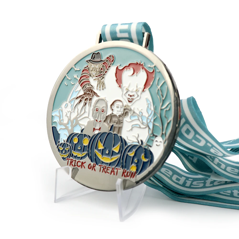 Wholesale Design High Quality Souvenir Enamel Horror Terror Medal