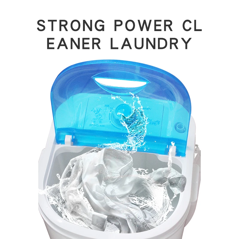 2022 Popular 4.5kg portable dancing manual mini portable front loading washing machine with spin dry