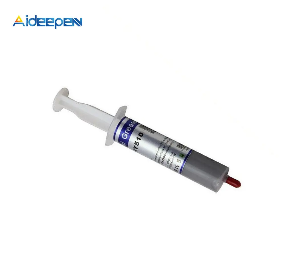 HY510-TU20Q Processor CPU Cooler Cooling Fan Thermal Grease VGA Compound Heatsink Plaster Paste for CPU LED Cooling 30G