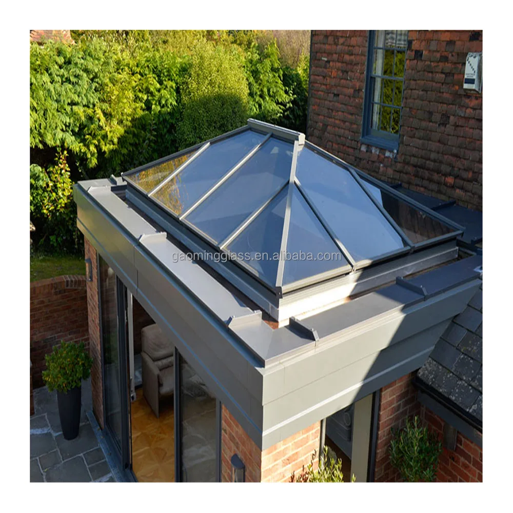 Gaoming Balcony Aluminum solatube Double Glass Skylight Roof Windows Home Skylight Window