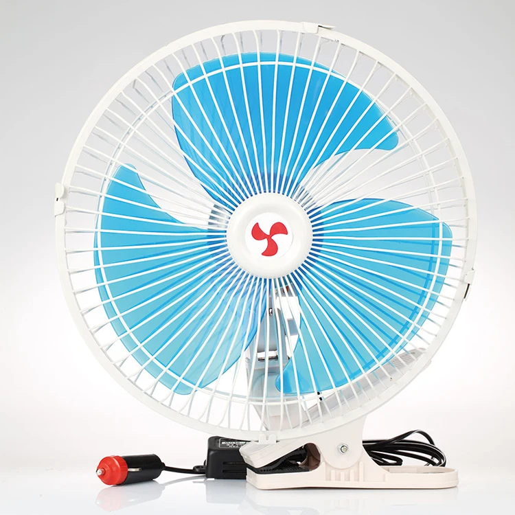 Car ventilation fan 12v 24v dc automotive oscillating cooler portable mini electrical truck car cooling fans