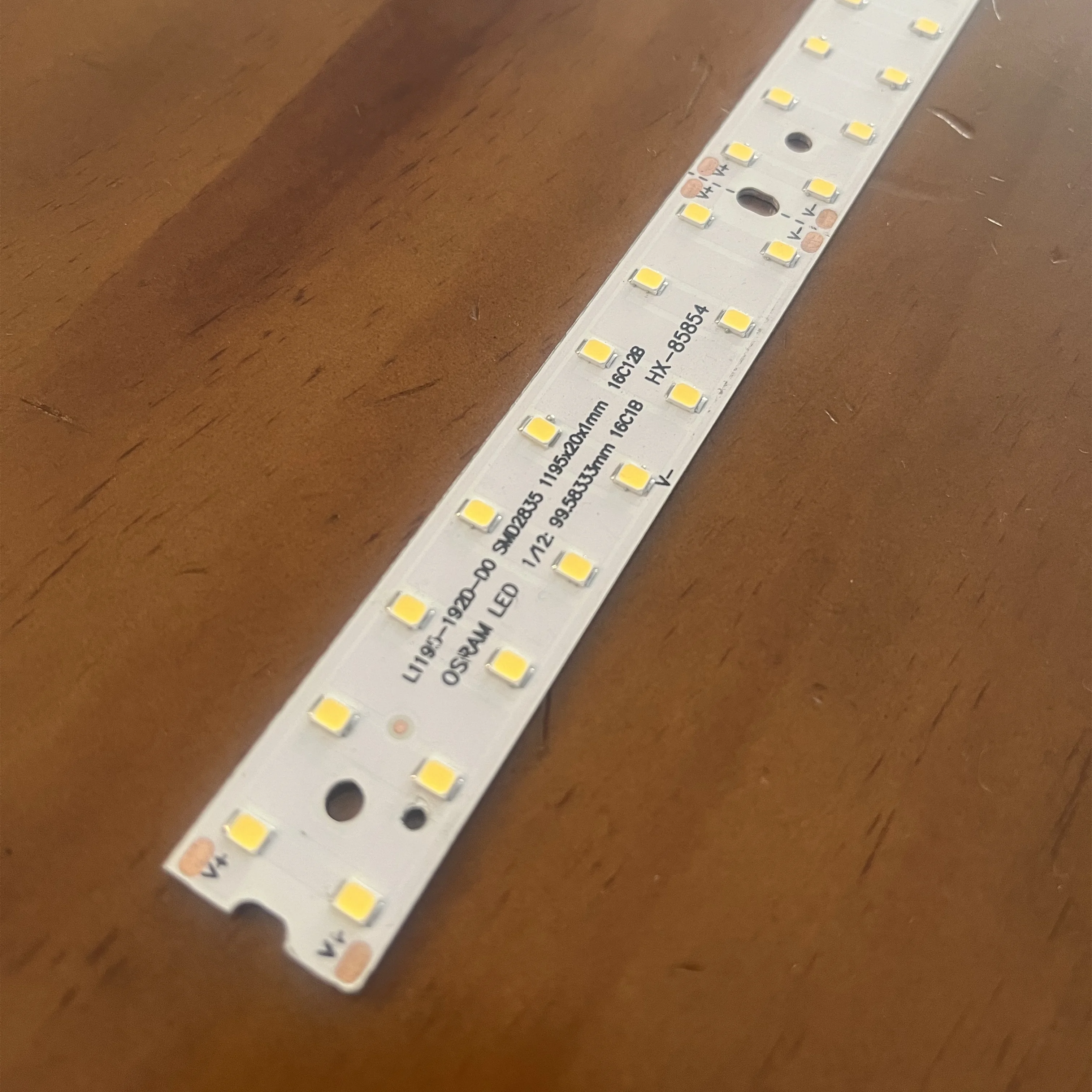 48 В постоянный ток 700mA192 бусина OSRAM 2835 высокая яркость светодиодная алюминиевая подложка жесткая световая лента