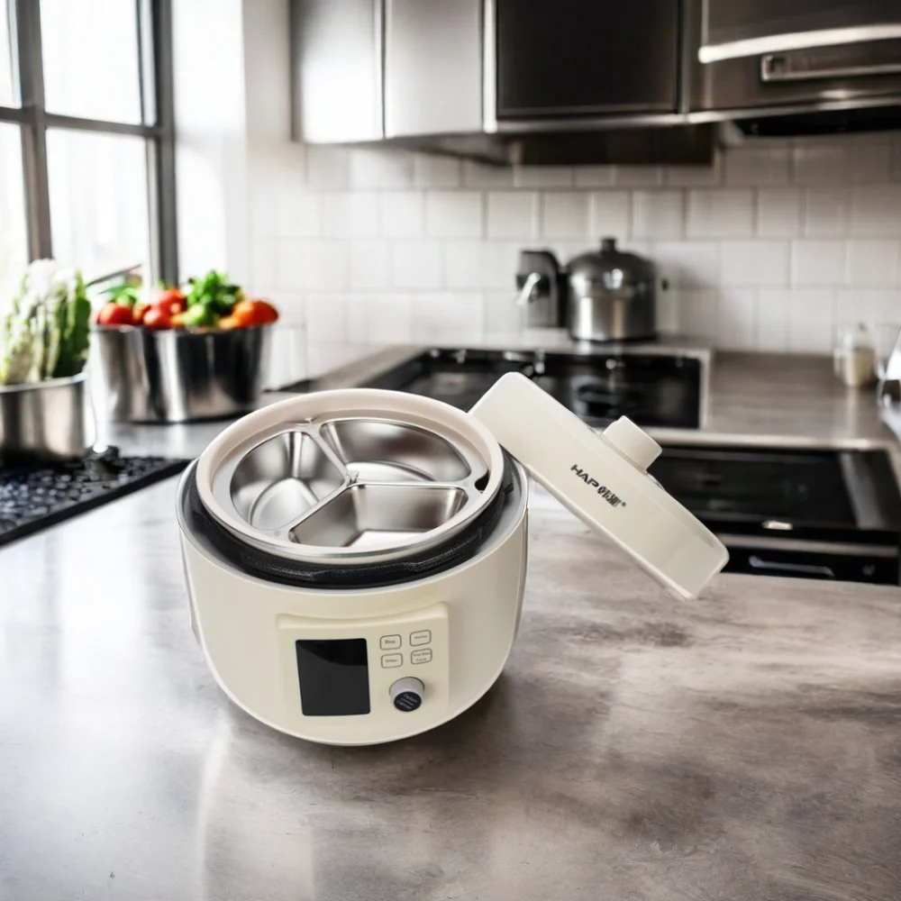 2024 New 5L Electric Pressure Cooker High-Temperature High-Pressure Static Technology Boils Three Samples One Pot No Flavor Loss