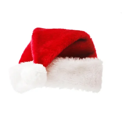 Wholesale Custom Christmas Hat Winter Santa Hat Felt Plush Velvet Christmas Hats In Bulk