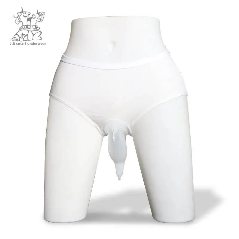 Female Adult Reusable Diapers Panties Washable Incontinence Underwear for Women with 800Ml Urine Collection Drainage Bag Walk