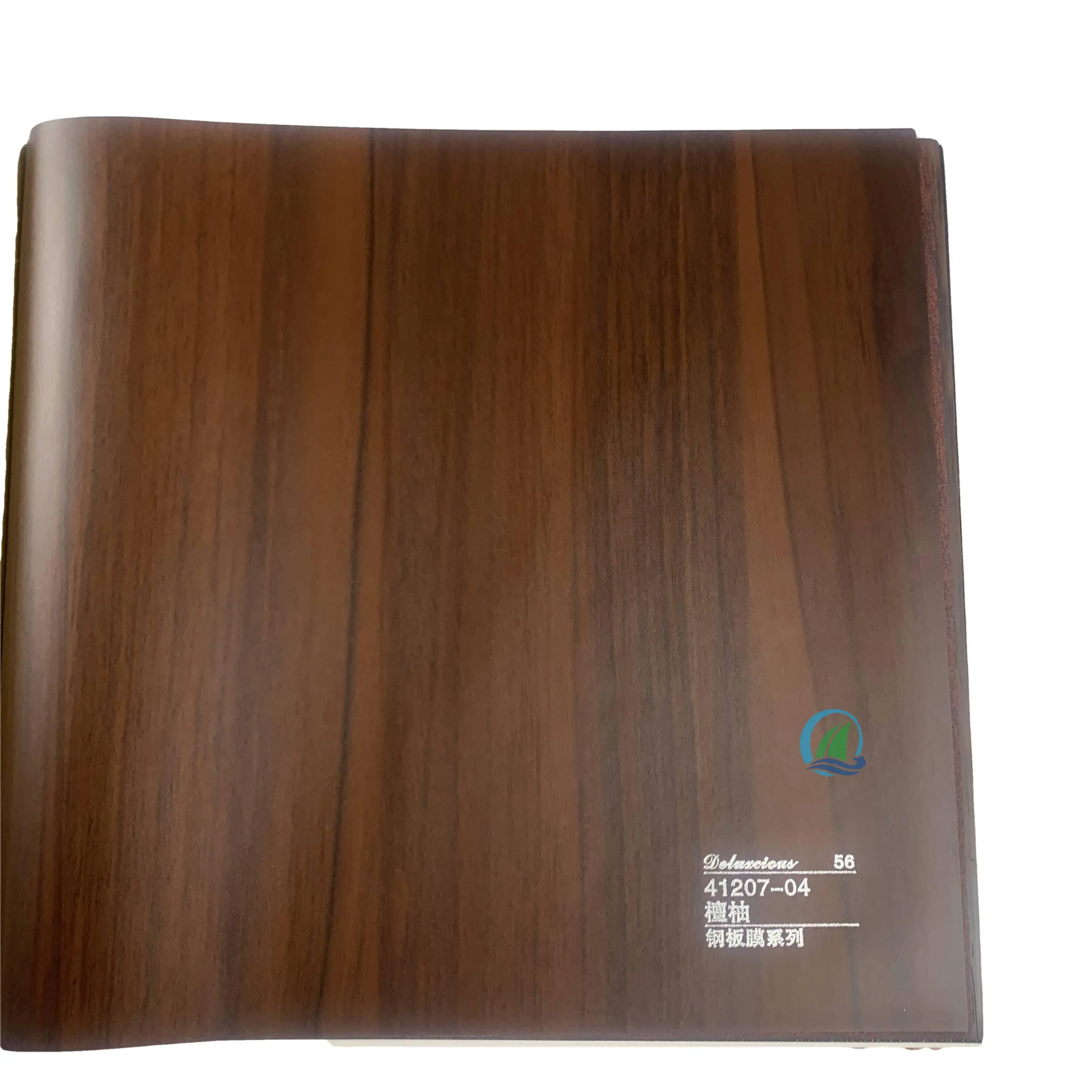 qifan black Juglans regia wood board using for  for decorate/door/cabinet pvc/pet coating plates panel galvanized steel coils