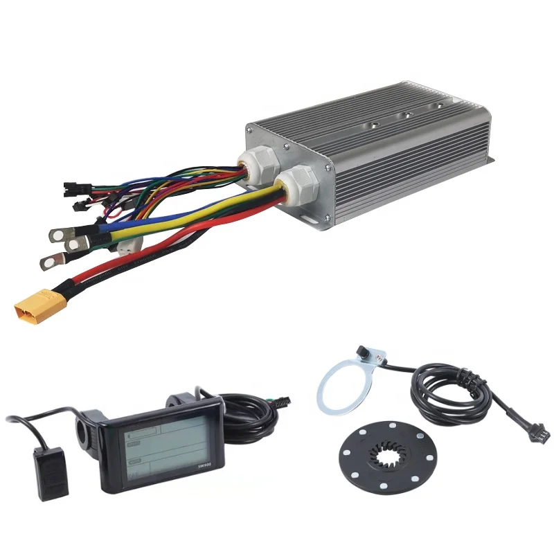 Ncyclebike ebike 48v 72v 2000w hub motor 40a контроллер с ЖК-дисплеем SW900 и pas для электрического велосипеда