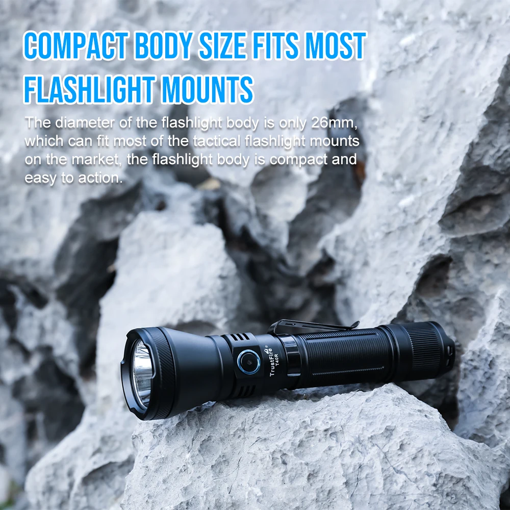 TrustFire T40R Tactical Flashlight Super Bright 1800LM Camping Long Distance Hunting Flashlights