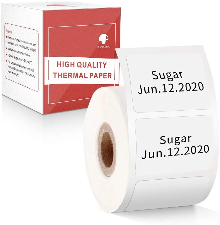 Самоклеящаяся бумага для печати этикеток phomemo M110, ювелирные изделия, бирка для одежды, термобумага для печати