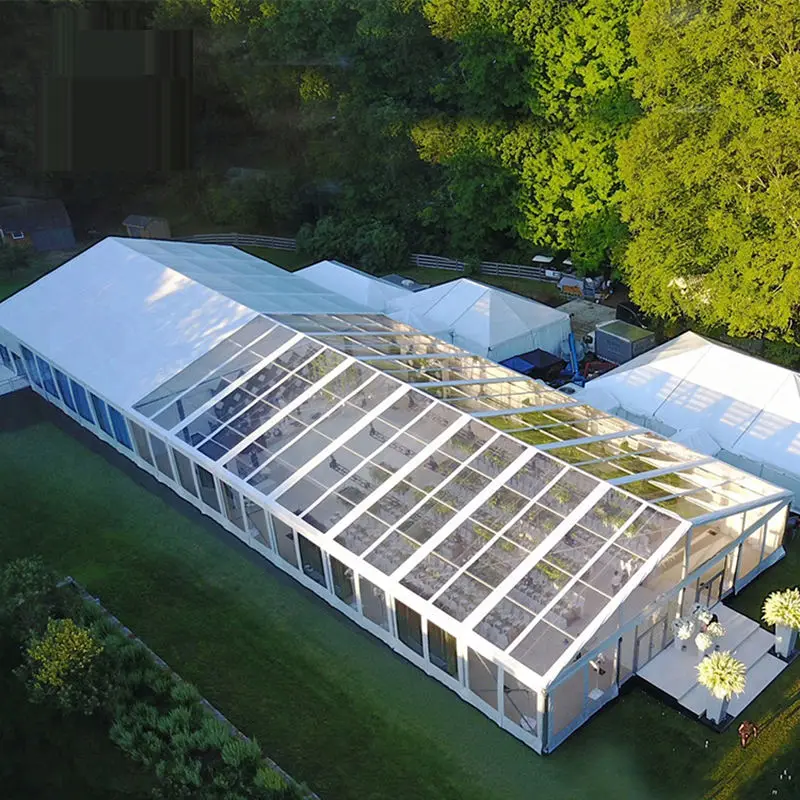 Transparent Large 100 300 500 People Tent Outdoor China Aluminum Party Wedding Marquee Event Tents For Events